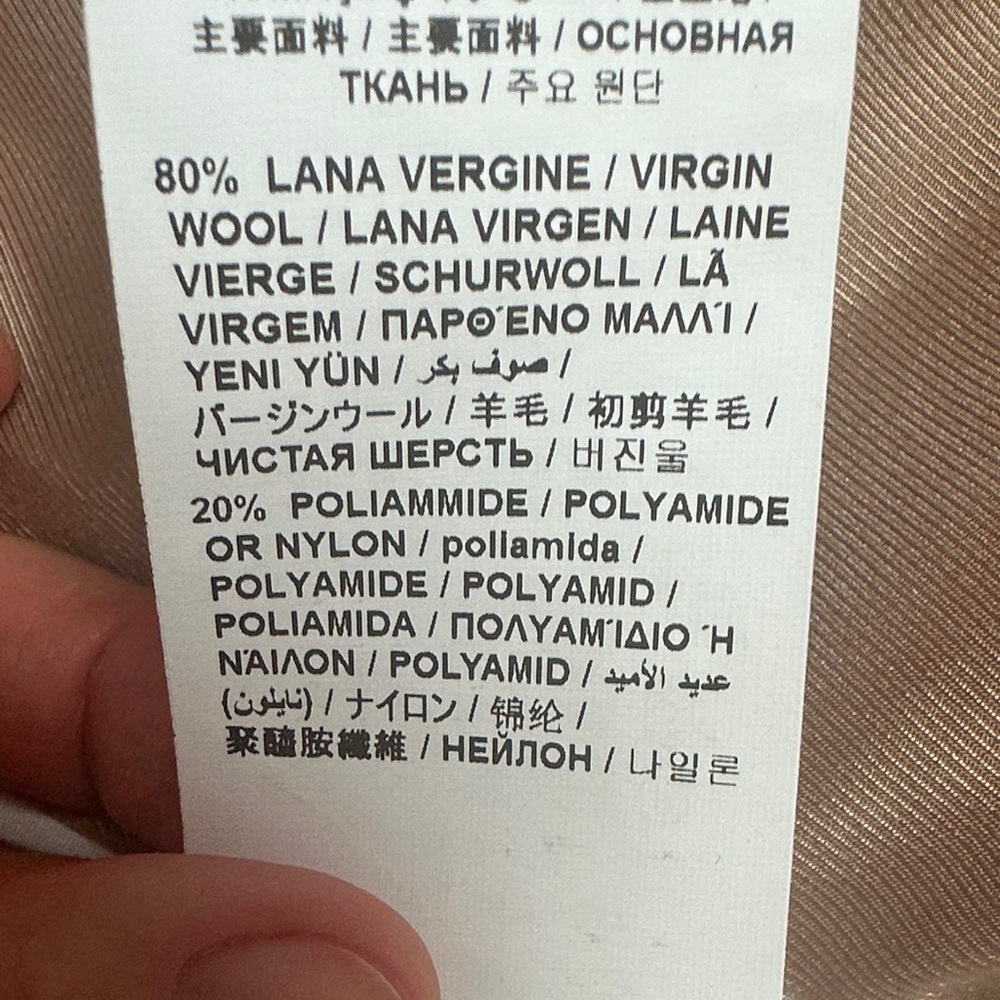 Piazza Sempione Red Wool Double-Breasted Coat – Made in Italy Size 40 - Picture 7 of 16